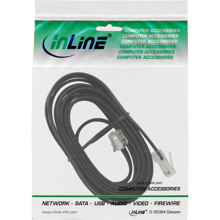 Cable Modular Inline Rj45 8p6c A Rj12 6p6c Macho A Macho 10m