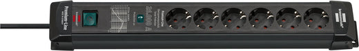 EAN 4007123674084 - Brennenstuhl 1951160400 base múltiple 1,8 m 6 salidas AC Interior Negro imagen 1