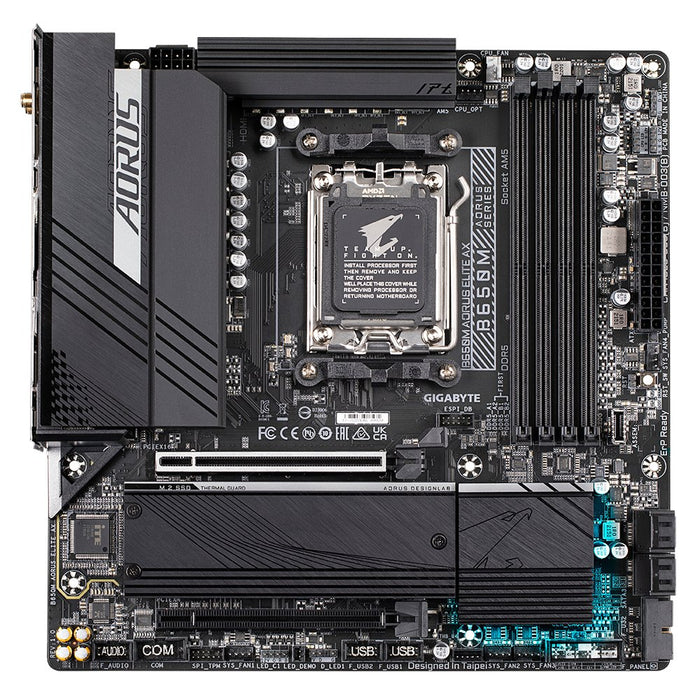 EAN 4719331849399 - GIGABYTE B650M AORUS ELITE AX placa base AMD B650 Zócalo AM5 micro ATX imagen 2
