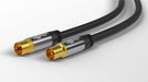 EAN 4040849703676 - Goobay 70367 cable coaxial 2 m Negro imagen 2