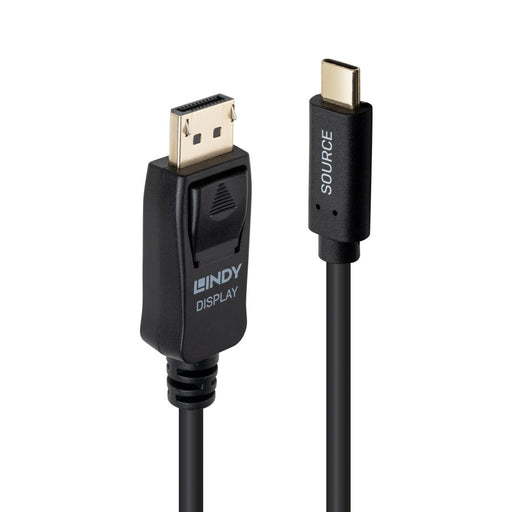 EAN 4002888435017 - Lindy 43501 adaptador de cable de vídeo 2 m USB Tipo C DisplayPort Negro imagen 1