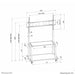 EAN 8717371447427 - Neomounts NS-M4000BLACK mueble y soporte para dispositivo multimedia Negro Soporte de suelo fijo imagen 13