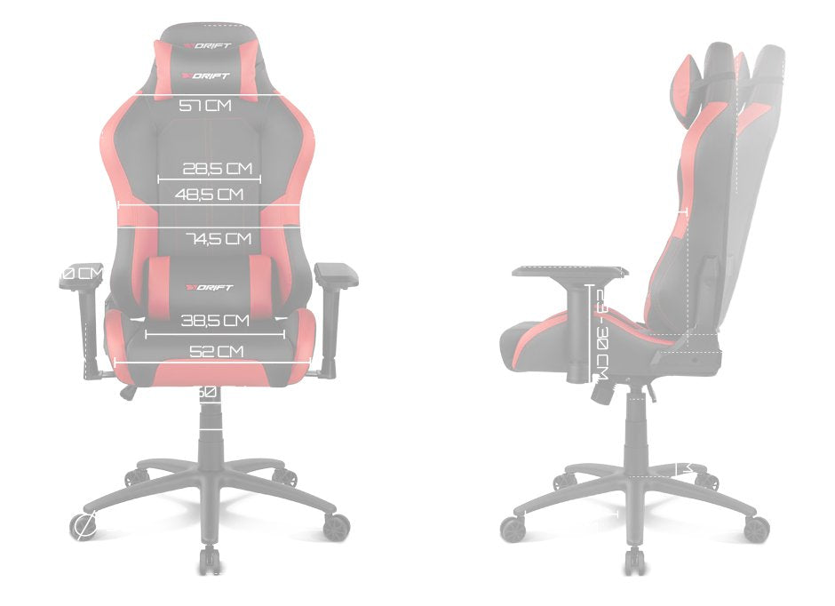 EAN 8436587970948 - DRIFT DR250 Silla para videojuegos de PC Asiento acolchado tapizado Negro, Verde imagen 15