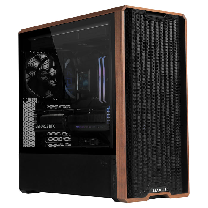EAN 4718466015853 - Lian Li Lancool LAN217X carcasa de ordenador Midi Tower Negro, Madera imagen 8