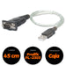 EAN 0766623205146 - Manhattan 205146 cable de serie Negro, Transparente 0,45 m USB tipo A D-Sub (DB-9) imagen 8