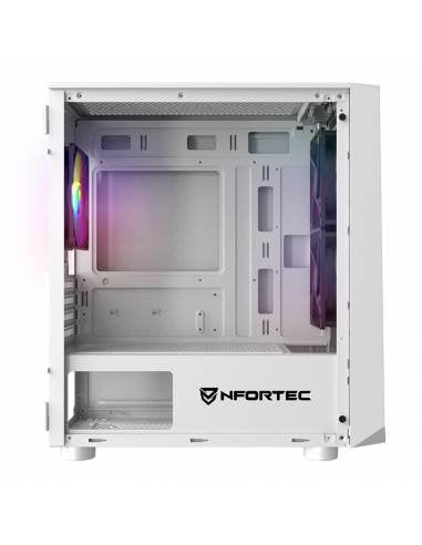 EAN 8435443721342 - Nfortec NF-CS-DYS-W carcasa de ordenador Torre Blanco imagen 4