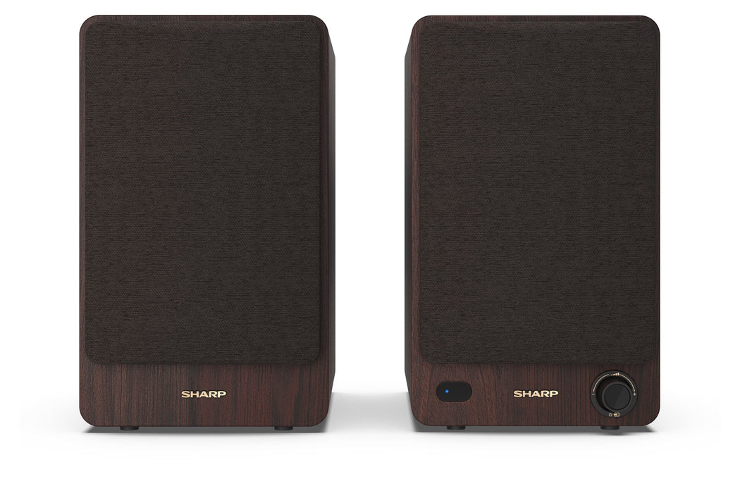 EAN 4974019216584 - Sharp BOOKSHELF SPEAKERS De 2 vías Marrón Inalámbrico y alámbrico 60 W imagen 3