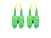 EAN 5901969430936 - Lanberg FO-SASA-SD11-0020-YE Cable de fibra óptica e InfiniBand 2 m SC Verde, Amarillo imagen 3