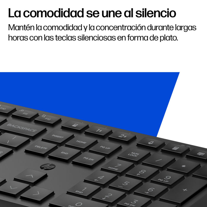 EAN 0198990908526 - HP 490K Multi-Device Dual-Mode Keyboard teclado Hogar USB + Bluetooth QWERTY Inglés Negro imagen 5