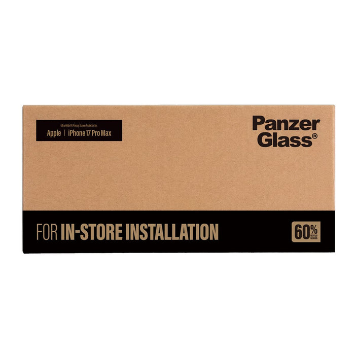 Panzerglass ® 2-Way Privacy Protector De Pantalla Iphone 17 Pro Max Ultra-Wide Fit Para Fastfit Installationsmaschine, Apple - Iphone 17 Pro Max, Seco Aplicación, Resistente A Arañazos, Resistente A Golpes,