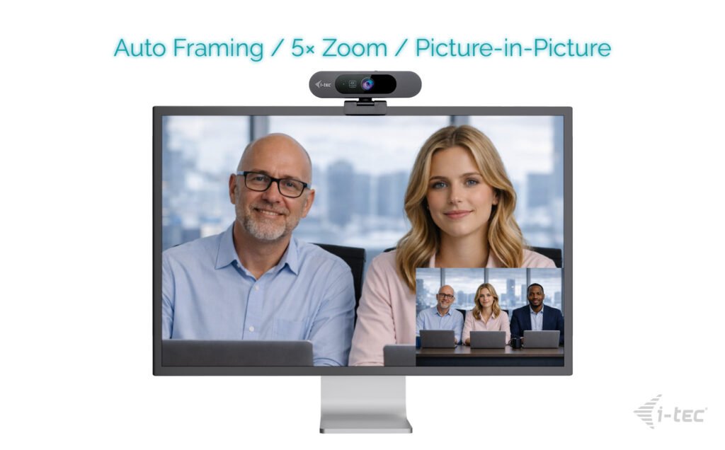 Webcam  I-Tec Solomon Pro 900 4k  Ai Auto Framing