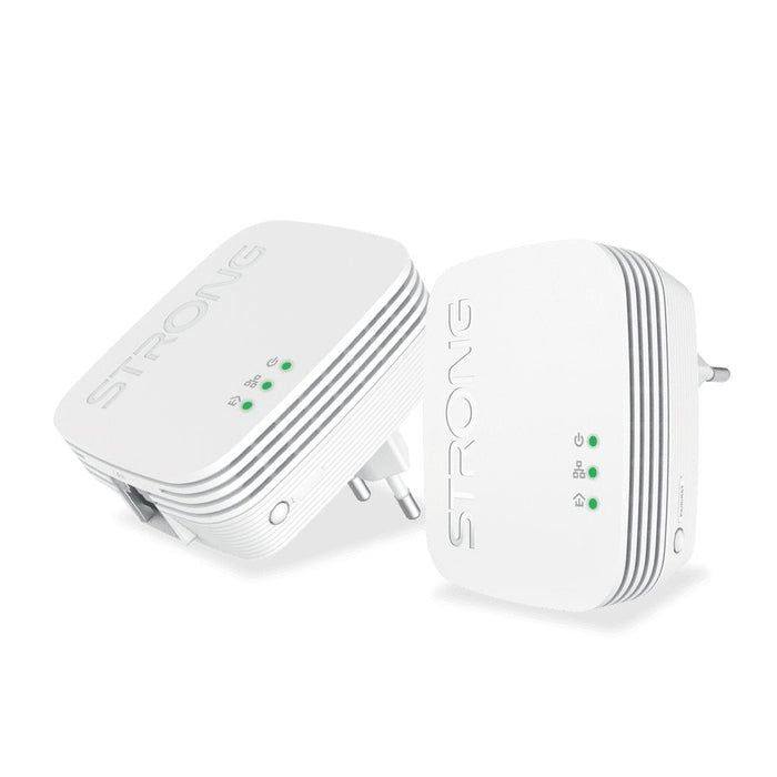 Strong Powerl600duomini Adaptador De Red Powerline 600 Mbit/S Ethernet Blanco 2 Pieza(S)