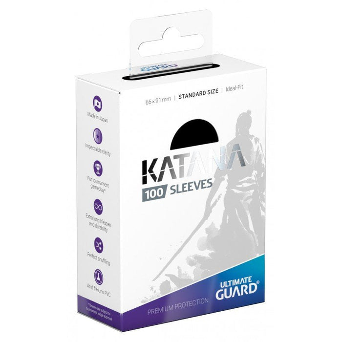 Fundas Ultimate Guard Katana Sleeves Tamaño Estándar Negro