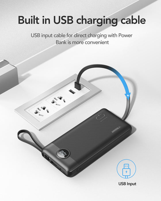 EAN 6970453554204 - VEGER C10 batería externa Polímero de litio Negro imagen 12
