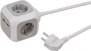 EAN 4007123648252 - Brennenstuhl 1150100 base múltiple 1,4 m 4 salidas AC Interior Gris, Blanco imagen 1