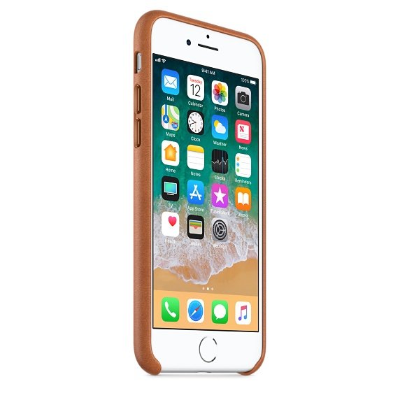 Apple Funda Iphone 8/7 Cuero Marron Mqh72zm/A