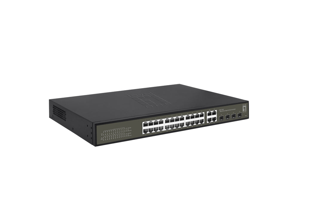 EAN 4015867229231 - LevelOne GES-2128P switch Gestionado L2 Gigabit Ethernet (10/100/1000) Energía sobre Ethernet (PoE) Negro imagen 4