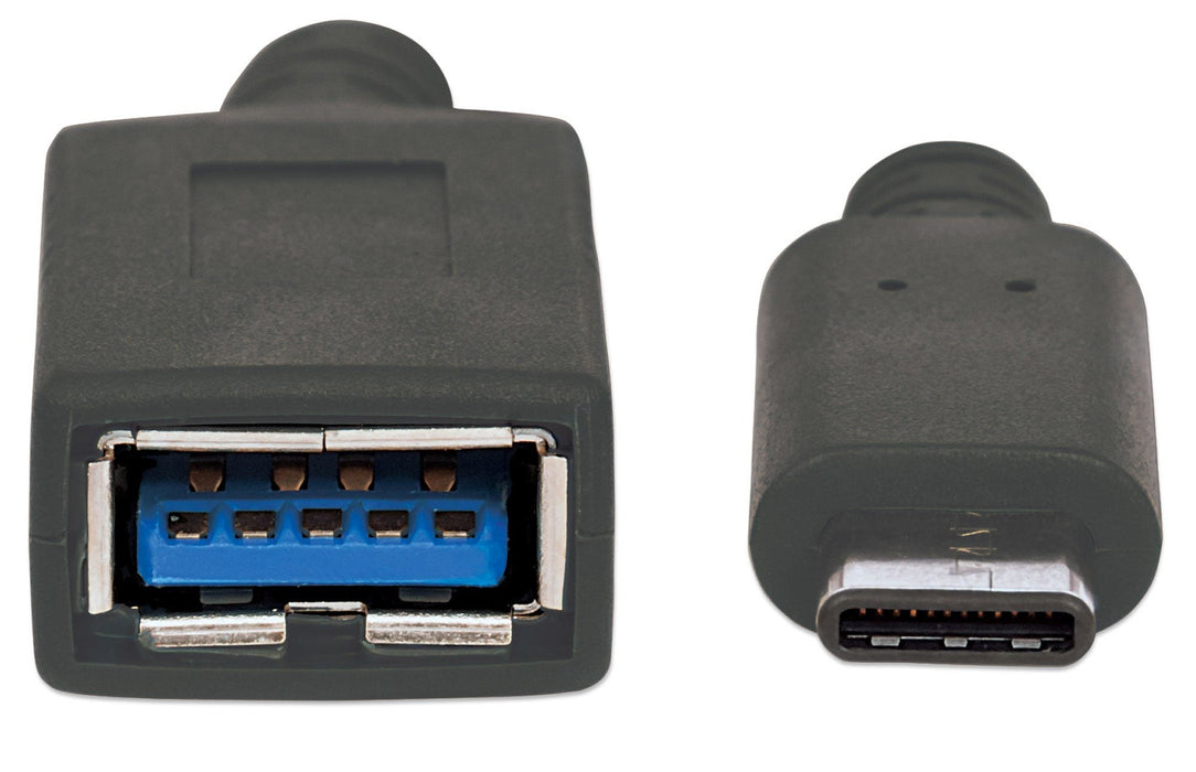EAN 0766623355285 - Manhattan 355285 cable USB USB 3.2 Gen 1 (3.1 Gen 1) 0,15 m USB C USB A Negro imagen 3
