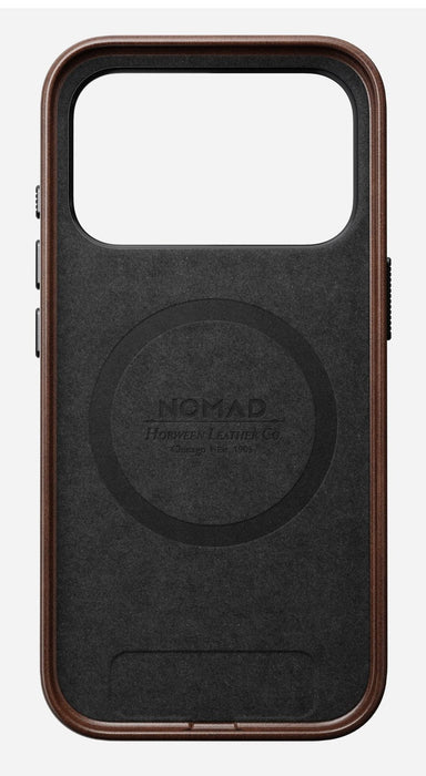 Nomad Traditional Leather Case Funda Para Iphone 17 Pro 16 Cm (6.3") Marrón