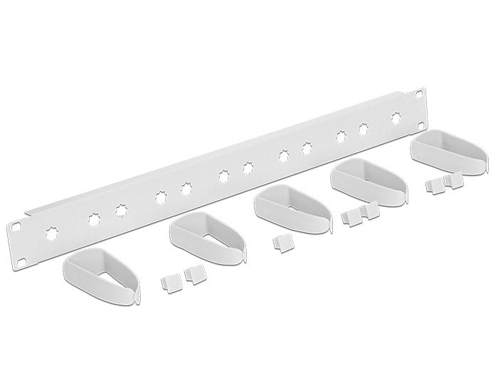 Delock 43346 19" Cable Management Panel Universal Grey