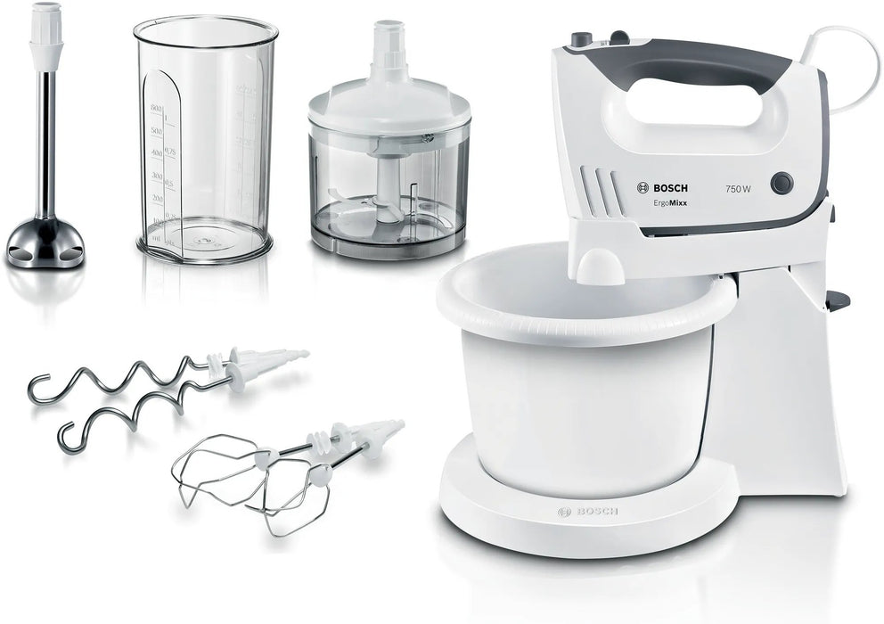 EAN 4242005419500 - Bosch MFQ37490 batidora Batidora de mano 750 W Gris, Blanco imagen 1