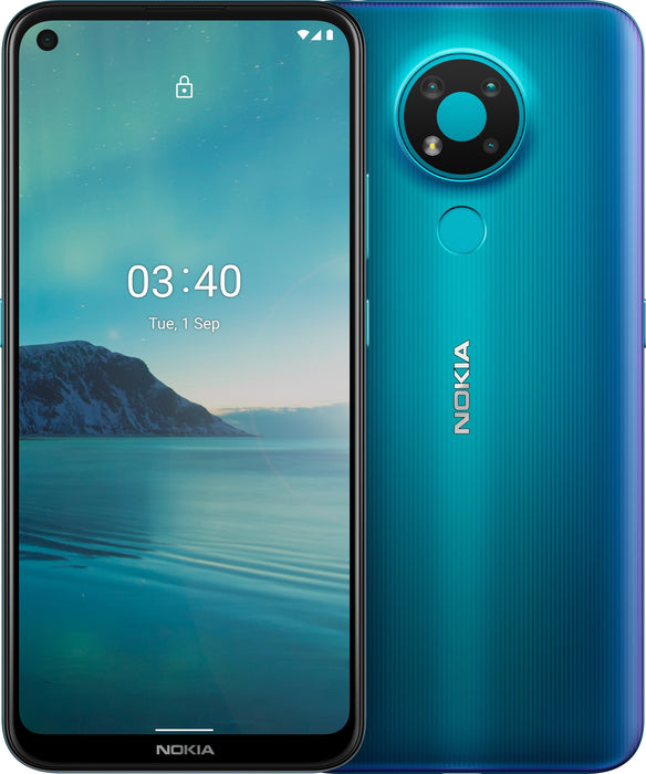 Nokia 3.4 Azul Móvil 4g Dual Sim 6.39'' Hd+ Octacore 64gb 4gb Ram Tricam 13mp Selfies 8mp