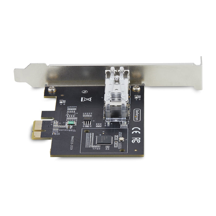 Startech.Com Tarjeta Pcie 2.1x1 De Red De Fibra Óptica/Cobre Ethernet 1gb Sfp De 1 Puerto - Chipset Controlador Intel I210-Is - Cobre De 1000base/Fibra Óptica - Nic