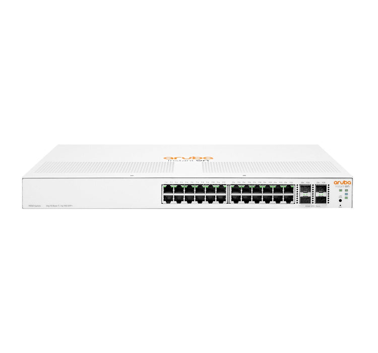 Aruba Instant On 1930 24g Class4 Poe 4sfp/Sfp+ 195w Gestionado L2+ Gigabit Ethernet [10/100/1000] Energía Sobre Ethernet [Poe] 1u Blanco