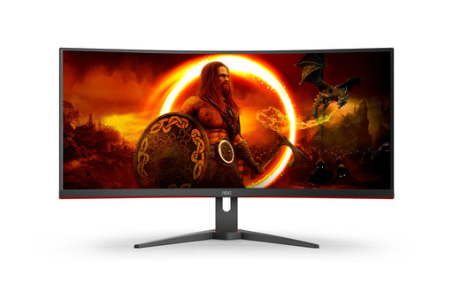 EAN 4038986111348 - AOC G2 CU34G2XE/BK pantalla para PC 86,4 cm (34") 3440 x 1440 Pixeles Wide Quad HD LCD Negro, Rojo imagen 2