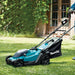EAN 0088381757935 - Makita DLM330RM cortadora de césped Cortacésped manual Batería Negro, Azul imagen 16