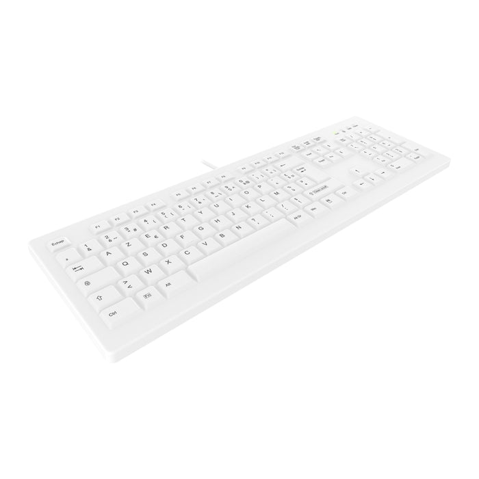 EAN 4025112098505 - Contour Design Active Key AK-C8100F-U1-W/FR teclado Médico USB AZERTY Francés Blanco imagen 2