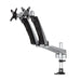 EAN 0065030863759 - StarTech.com ARMDUAL30 soporte para monitor 76,2 cm (30") Escritorio Negro, Plata imagen 1