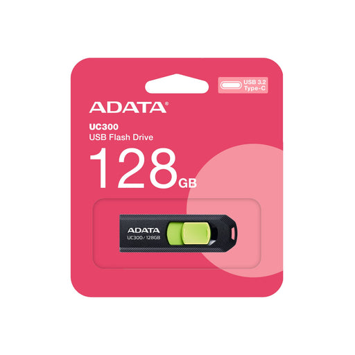 EAN 4711085939135 - ADATA ACHO-UC300-128G-RNB unidad flash USB 128 GB USB Tipo C 3.2 Gen 1 (3.1 Gen 1) Negro imagen 1