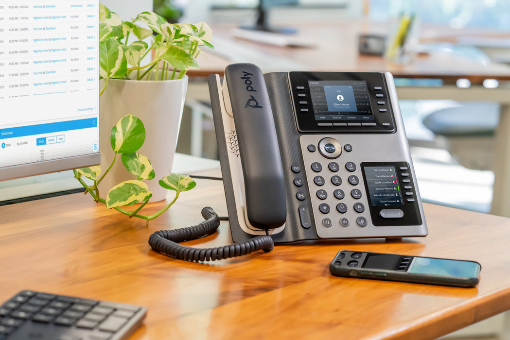 EAN 0197497341386 - HP Poly Edge E450 IP Phone and PoE-enabled teléfono IP Negro 8 líneas IPS imagen 5