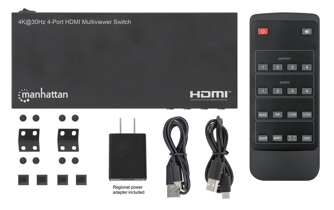 EAN 0766623208406 - Manhattan 208406 interruptor de video HDMI imagen 9
