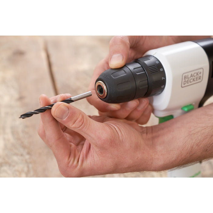 EAN 5054905301002 - Black & Decker REVDD12C-QW taladro Sin llave 880 g Blanco imagen 17