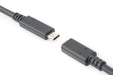 EAN 4016032455301 - Digitus AK-300210-015-S cable USB USB 2.0 1,5 m USB C 0,48 Gbit/s Negro imagen 2