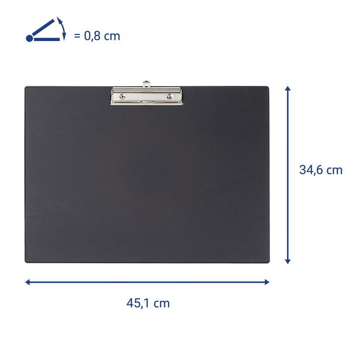 EAN 4002390052054 - MAUL 2336790 portapapel A3 Caja de cartón, Plástico Negro imagen 10