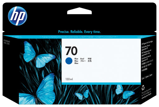 EAN 0882780528758 - HP 70 130-ml Blue DesignJet Ink Cartridge cabeza de impresora Inyección de tinta térmica imagen 1