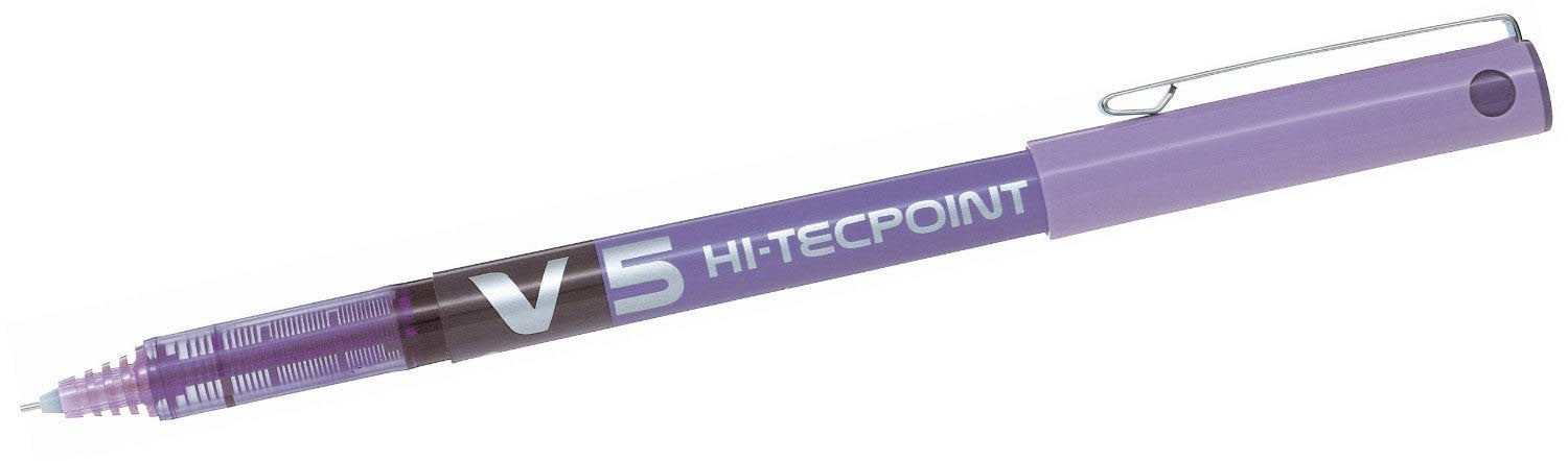 EAN 4902505078828 - Pilot Hi-Tecpoint V5 Bolígrafo cilíndrico Púrpura 12 pieza(s) imagen 1
