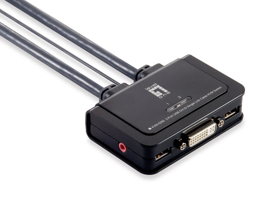 EAN 4015867141915 - LevelOne KVM-0260 interruptor KVM Negro, Gris imagen 1