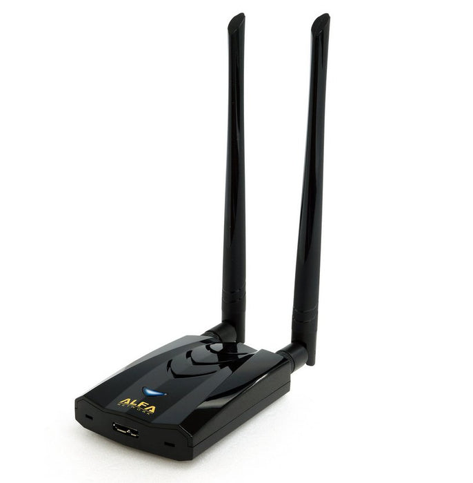 EAN 4718050307302 - ALFA Network AWUS036ACH router inalámbrico Doble banda (2,4 GHz / 5 GHz) Negro imagen 1