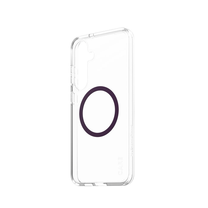 EAN 5715685016974 - PanzerGlass CARE™ by ® Urban Combat Case Transparent w. Plum Purple Qi Compatible Samsung Galaxy S25+ fun imagen 4