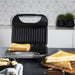 EAN 8713016082497 - Princess 127003 sandwichera 750 W Negro, Plata imagen 16