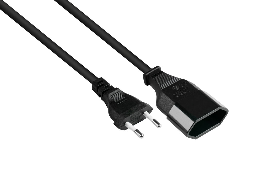Good Connections Euro-Verlängerung Schwarz 0,5m