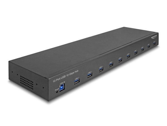 Delock 64240 Hub 19 De 10 X Usb 10 Gbps Tipo-A