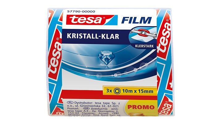 EAN 4042448839442 - TESA 57790 10 m Polipropileno (PP) Transparente 3 pieza(s) imagen 1
