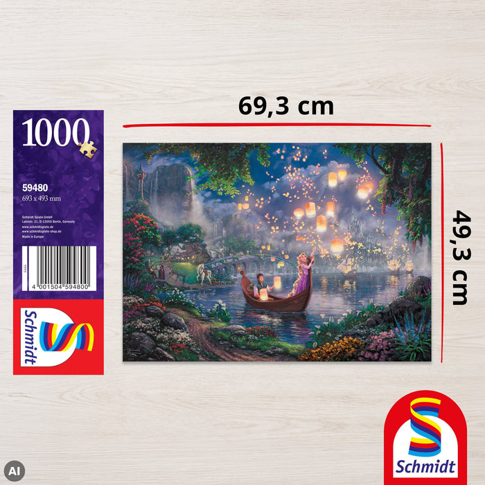 EAN 4001504594800 - Schmidt® Spiele Rapunzel Puzzle rompecabezas 1000 pieza(s) Dibujos imagen 2