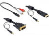 EAN 4043619844555 - DeLOCK 84455 adaptador de cable de vídeo 2 m DVI-D HDMI Negro imagen 1
