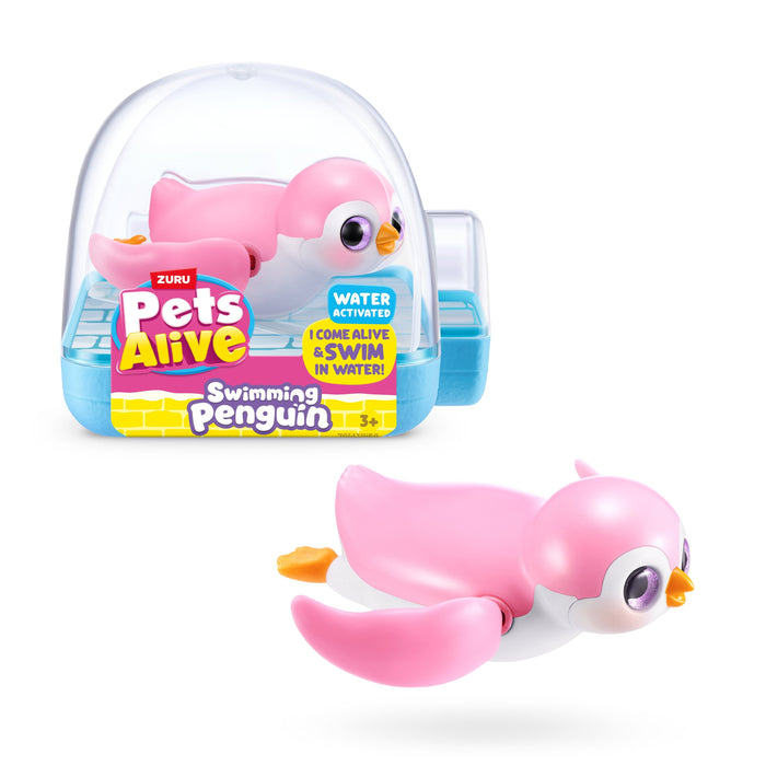 Zuru Pets Alive - Swimming Penguin (Sortierter Artikel, Eine Figur) 9573uq1